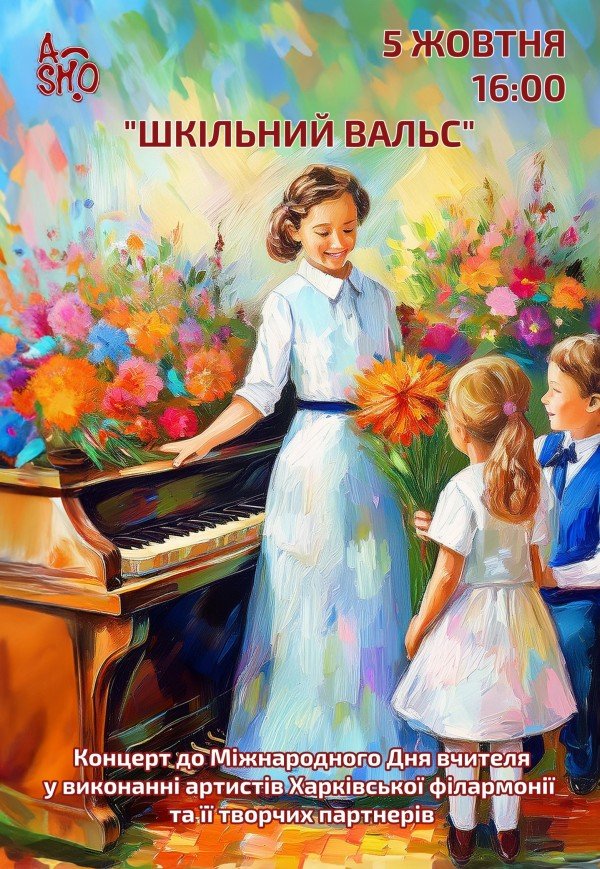 "Шкільний вальс". Концерт до Міжнародного дня вчителя