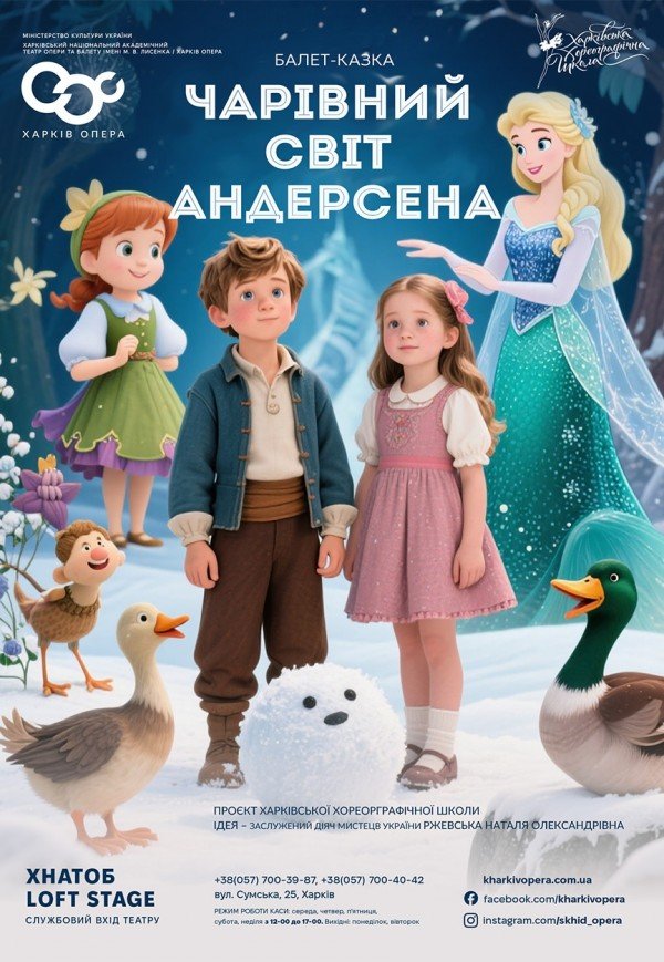 Балет-казка "Чарівний світ Андерсена". Прем'єра!