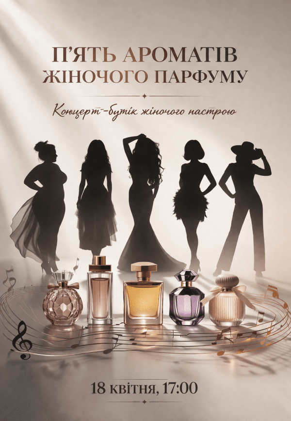 "П'ять ароматів жіночого парфуму". Концерт-бутік жіночого настрою