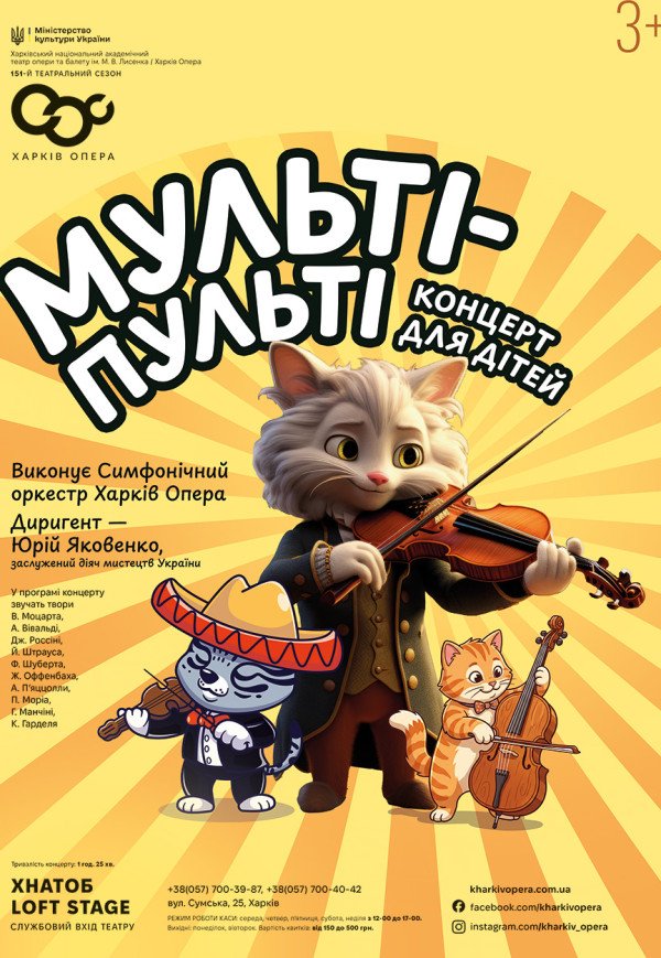 Дитячий концерт "Мульті-пульті"